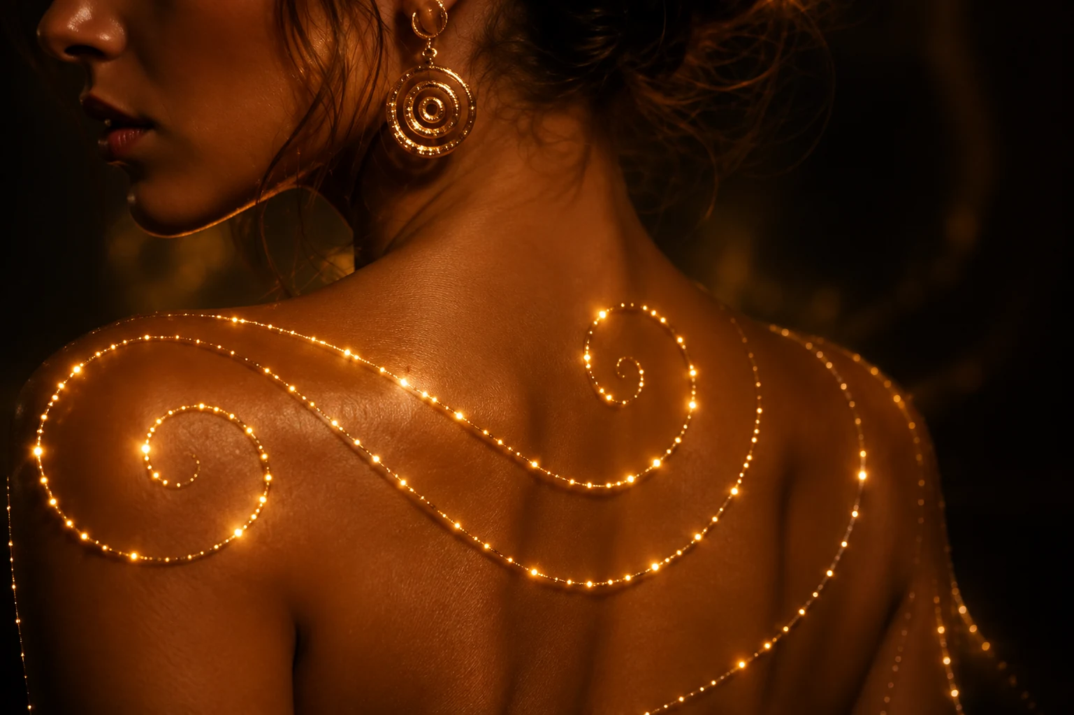 Robe dos nu Spiralée Paris — détail du dos